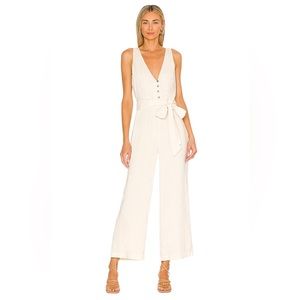 Majorelle Melodie Jumpsuit in White Sugar Women’s Size Small